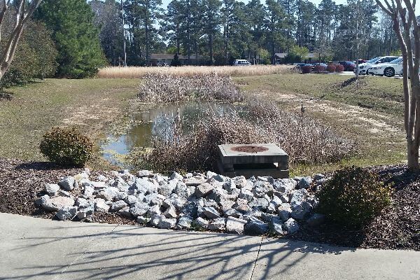 view of stormwater feature 